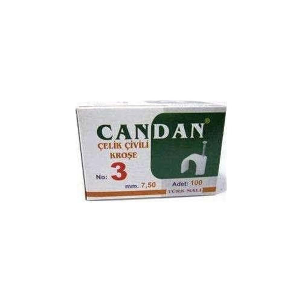 KROŞE ÇELİK ÇİVİLİ 3 NUMARA 100 LÜ PAKET