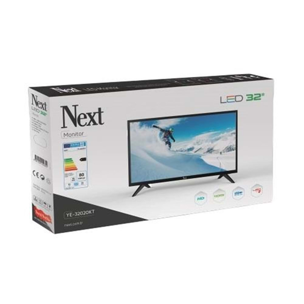 Next YE-32020KT 32'' Dahili Uydu Alıcılı Led Tv