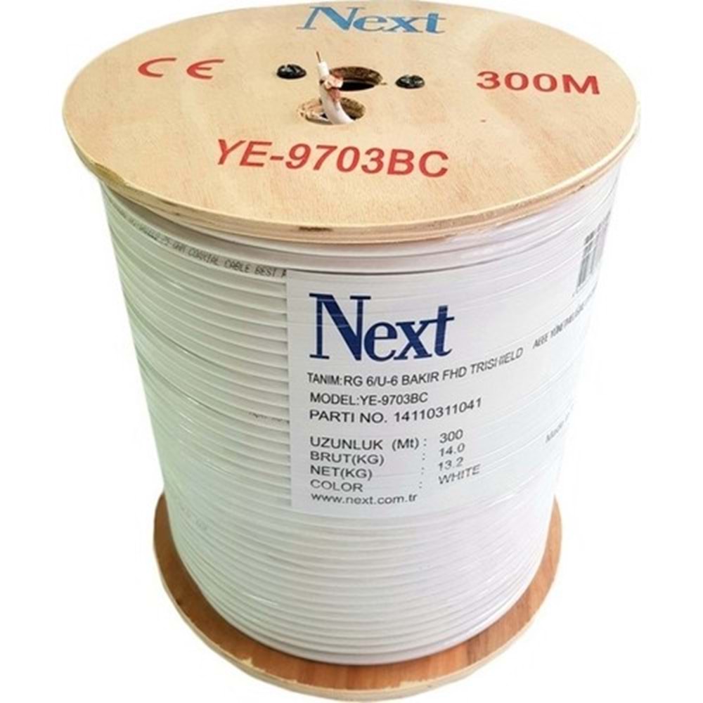 RG6/U4 64 tel 300 Mt NEXT Anten Kablosu