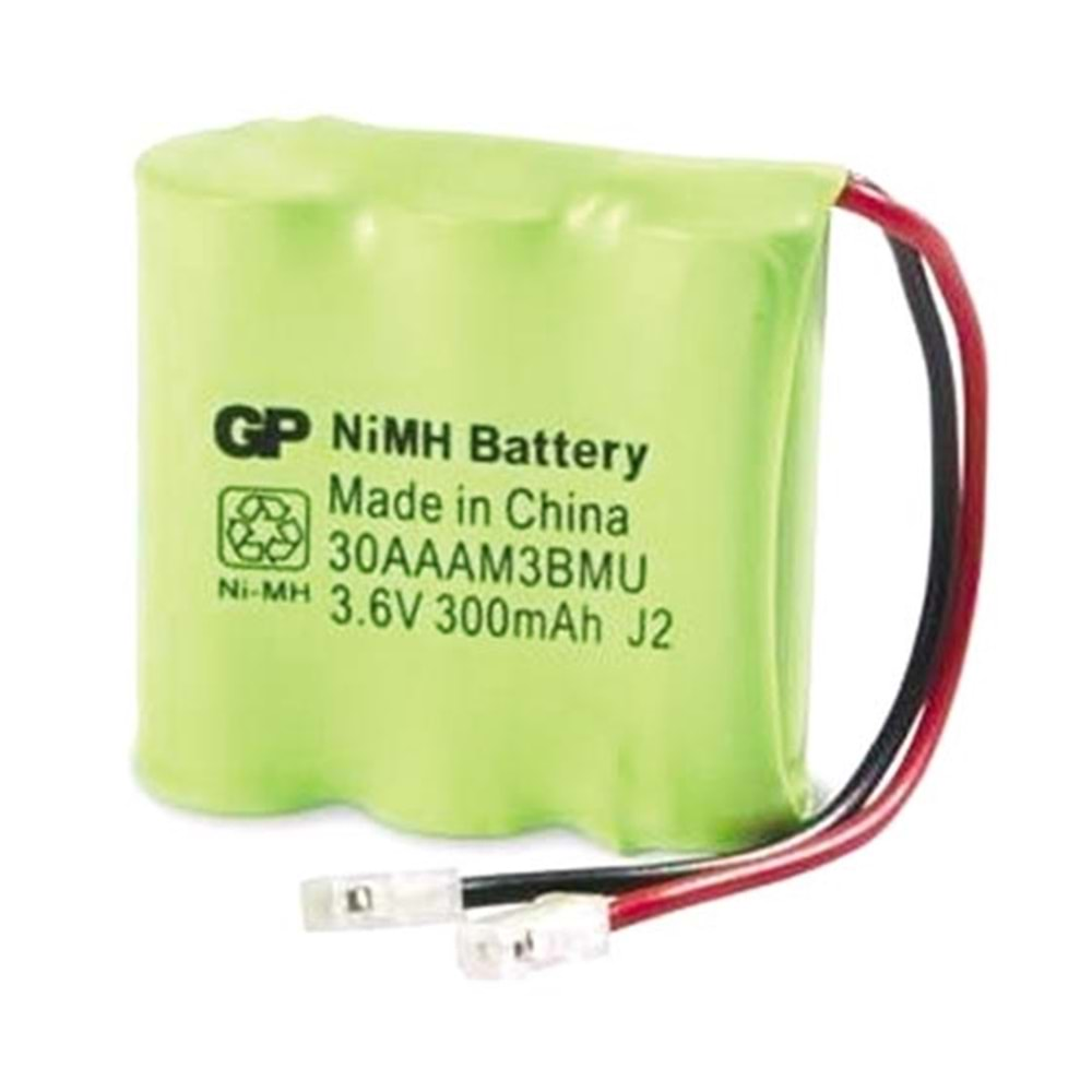 GP T314 3.6V/300MAH 3'LÜ İNCE 300 MA TELSİZ TELEFON PİLİ