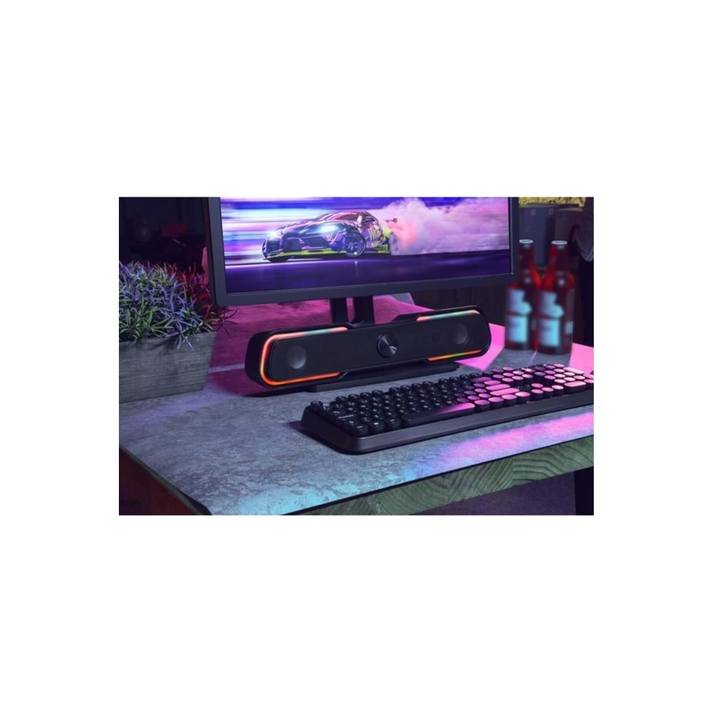 HP DHE-6002 RGB Gaming Oyuncu Soundbar