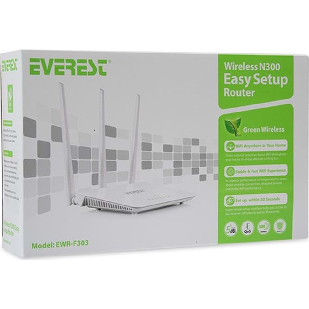 Everest EWR F303 Accespoint Router