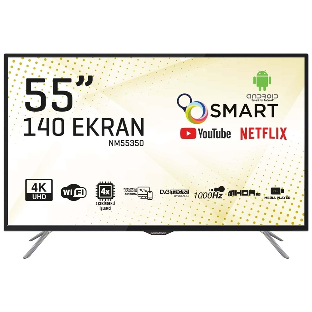 NORDMENDE 55 inç LCD TV FULL HD ( UYDULU + SMART ANDROİD )