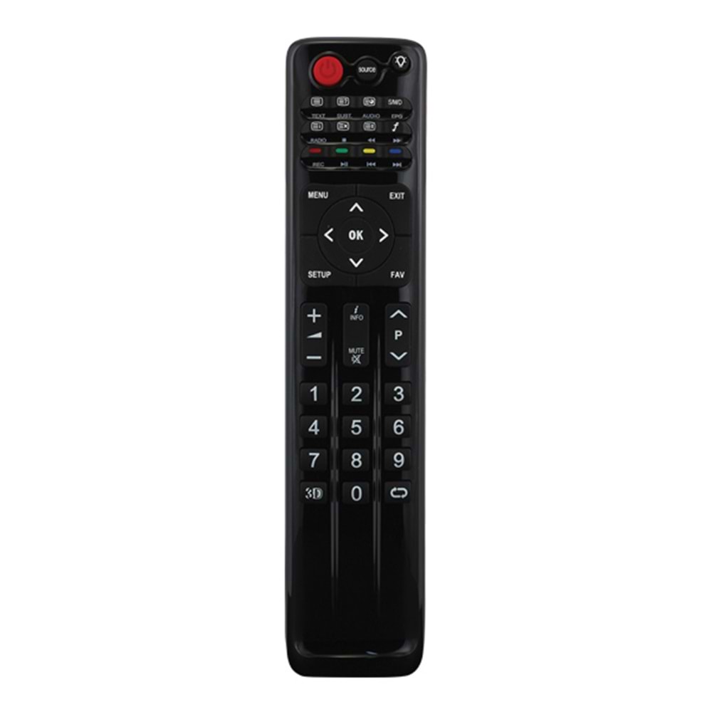 SUNNY-AXEN RC0256/01 3D TUŞLU LCD-LED TV KUMANDA YAZISIZ