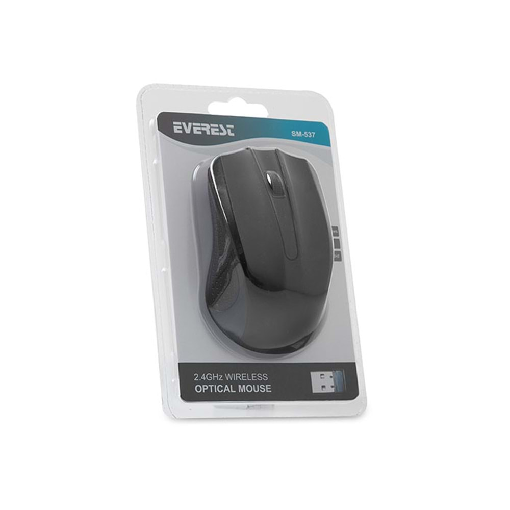 Everest Sm-537 Usb Siyah 2.4Ghz Kablosuz Mouse