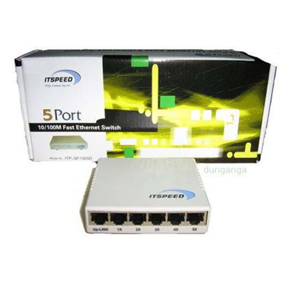 ITSPEED 5 PORT ETHERNET SWITCH