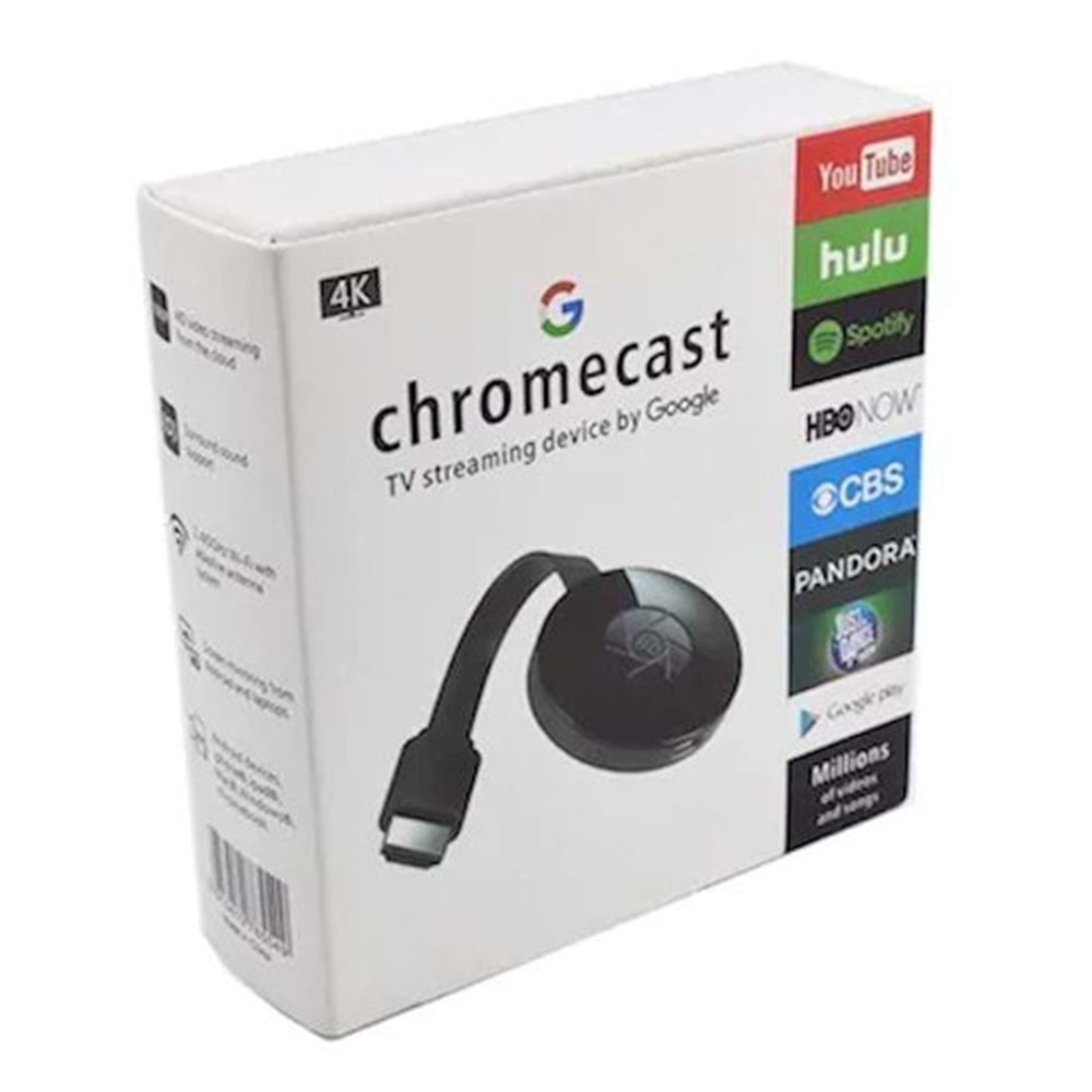 Chromecast 2 Çekirdekli HDMI Kablosuz 1080P Görüntü Aktarıcı