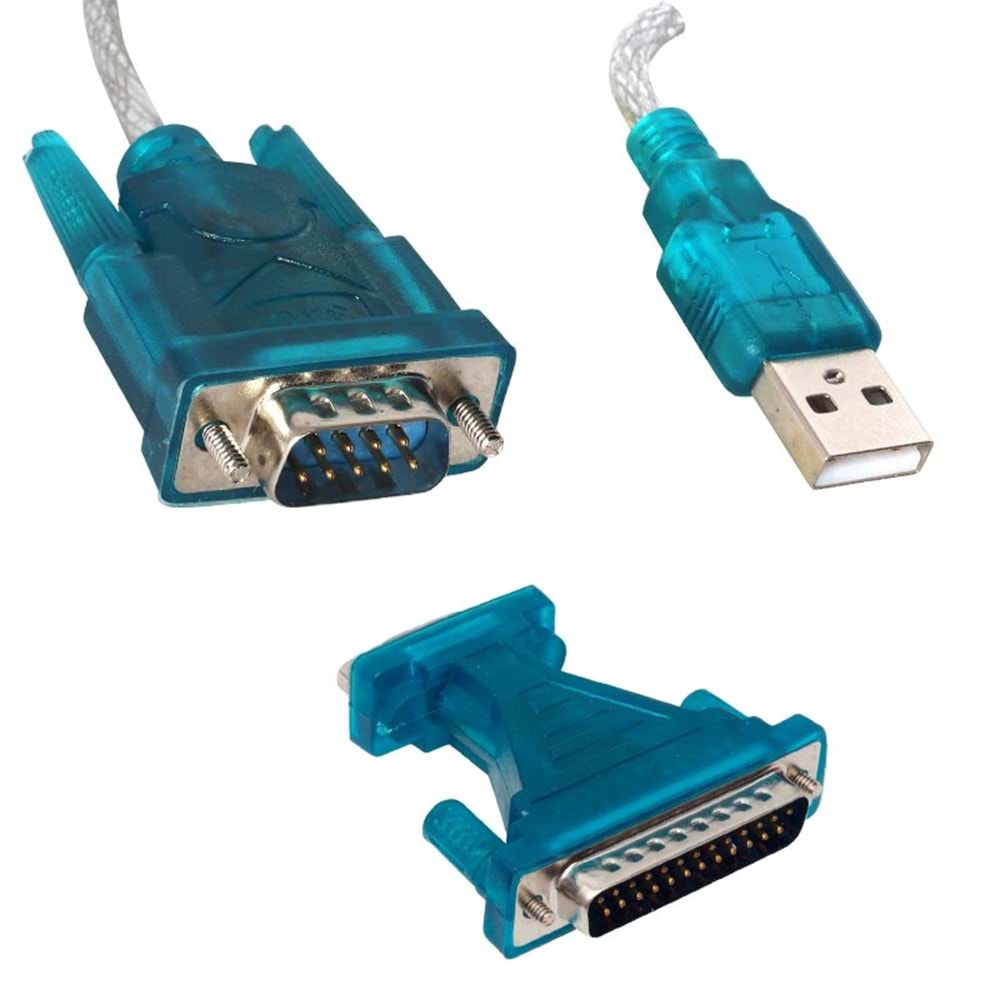 KABLOLU USB TO RS 232 ÇEVİRİCİ