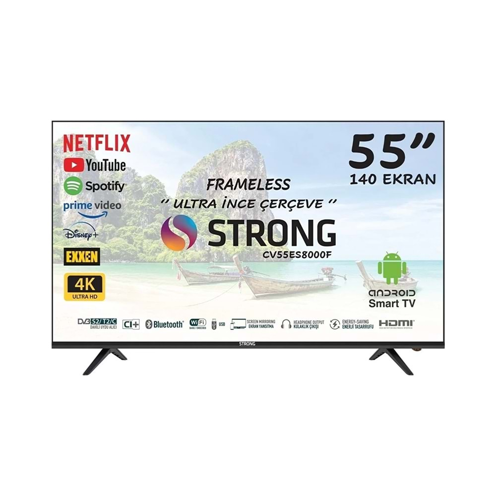 STRONG CV55RS8000F 55 İNÇ (140 EKRAN) LCD ANDROID