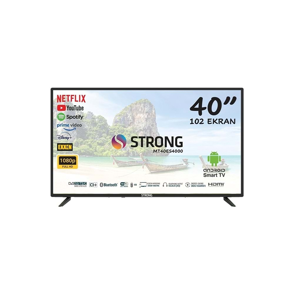 STRONG MT40ES4000 40 İNÇ (102 EKRAN) LCD ANDROID SMART ( 11 ) LED TV