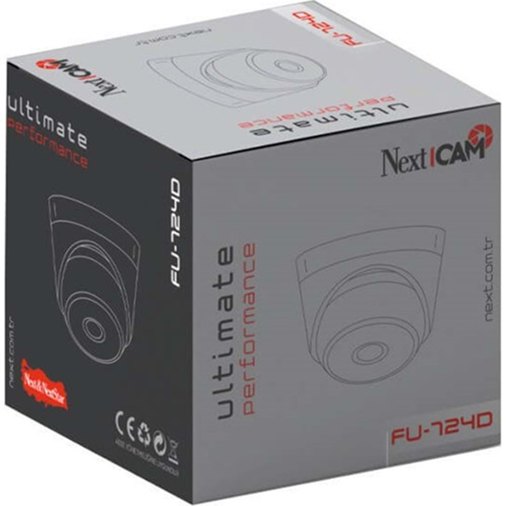 Nextcam FU-724D 2 Mp Ahd Dome Kamera