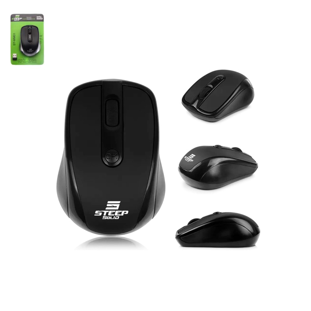 STEEP SOLİD KABLOSUZ MOUSE 2.4GHZ