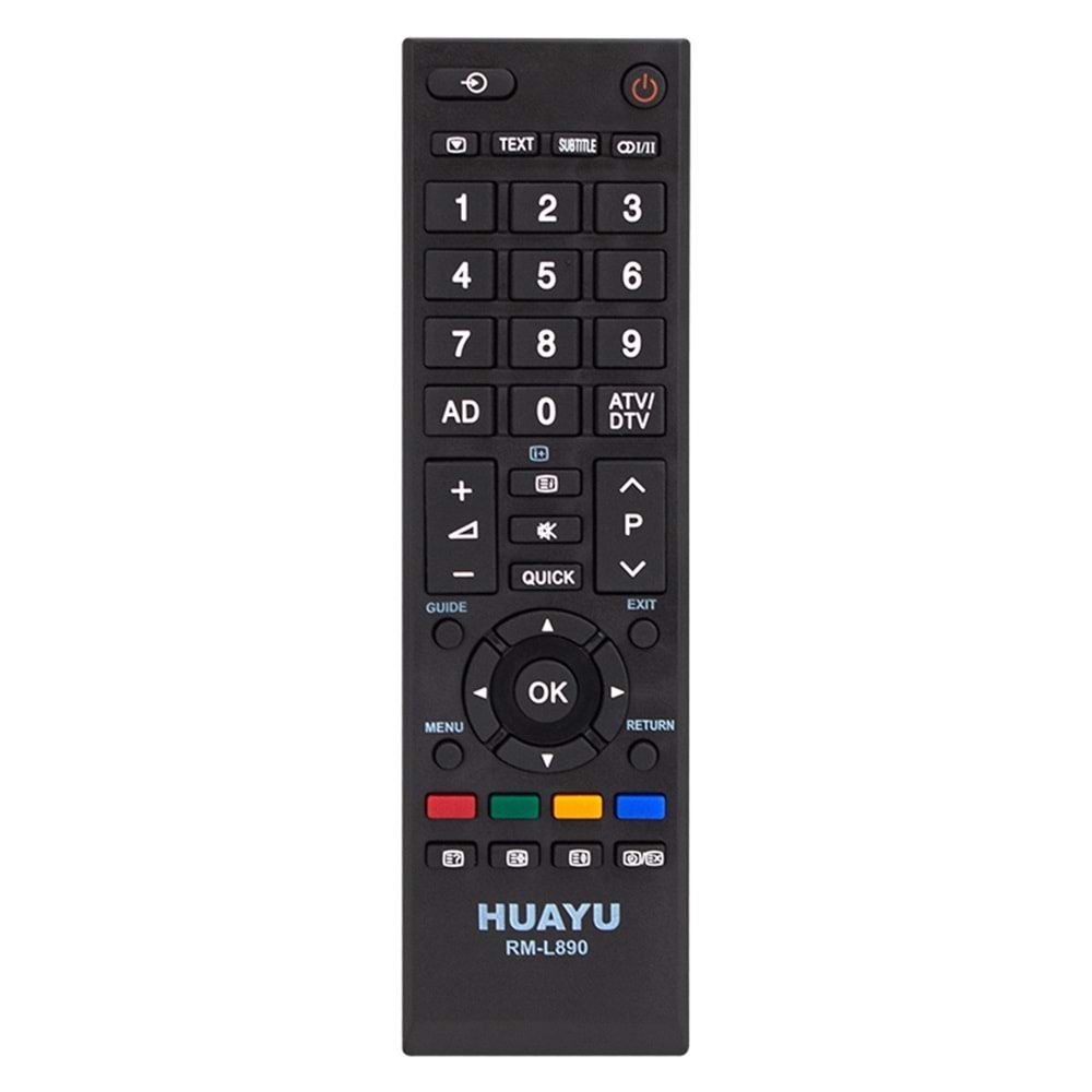 HUAYU RM-L890 TOSHIBA BLİSTERLİ LCD LED TV KUMANDA