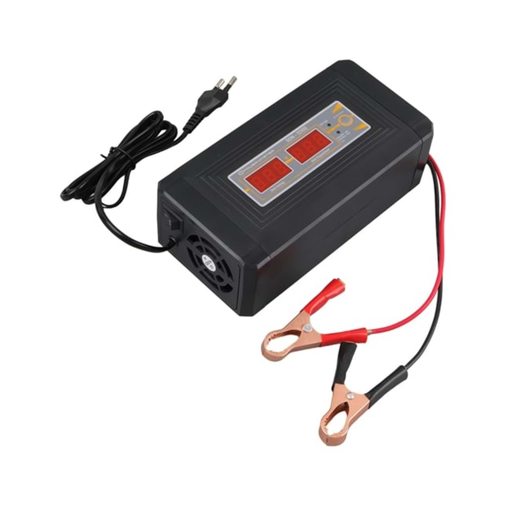SON-1210D 12 VOLT/24 VOLT - 10 AMPER DİGİTAL EKRANLI AKILLI AKÜ ŞARJ CİHAZI
