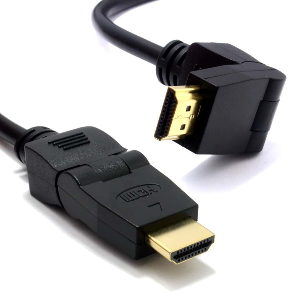 HDMI KABLO OYNAR BAŞLIKLI 1.5 METRE POŞETLİ