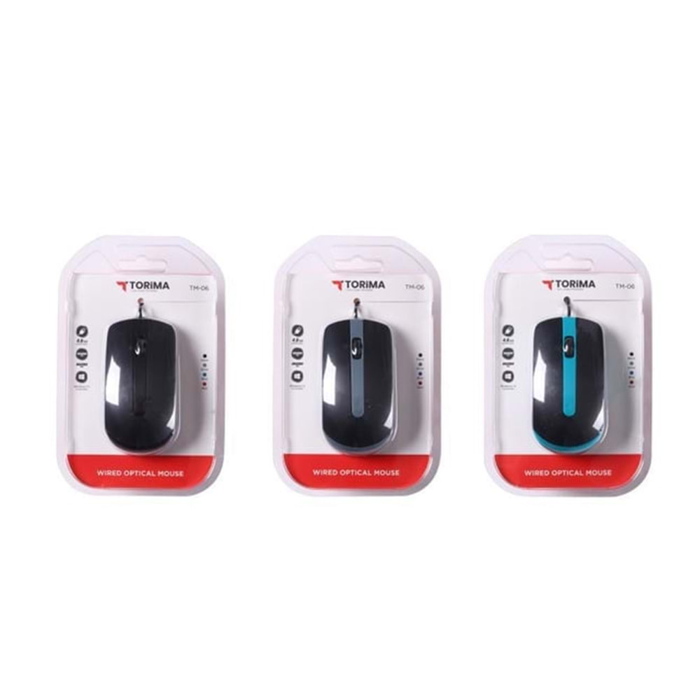 TORİMA TM-06 KABLOLU OPTİK MOUSE