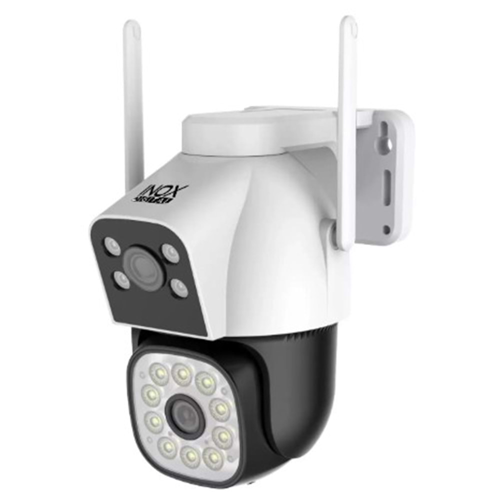 INOX-14IPC- 2 KAMERALI 3MP WİFİ DIŞ MEKAN PTZ KAMERA