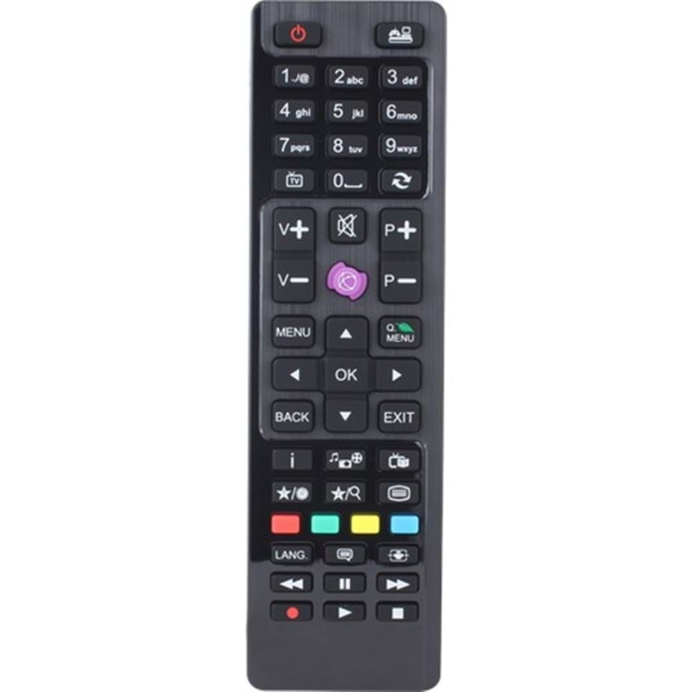 VESTEL HI LEVEL KÜÇÜK KALIP MOR TUŞLU LCD KUMANDA 1.KALİTE