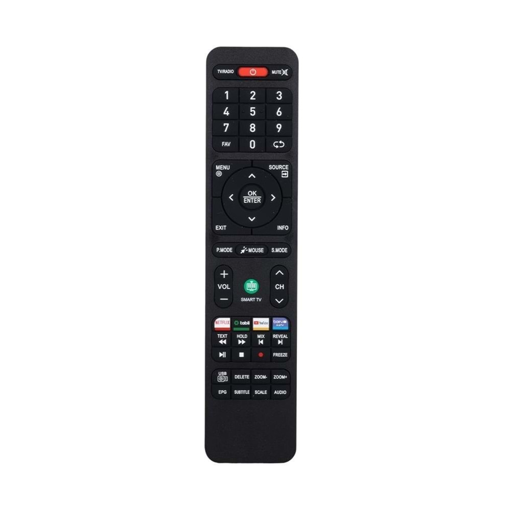ONVO YOUTUBE NETFLİX BEİN CONNECT TABİİ TUŞLU LCD KUMANDA 1.KALİTE