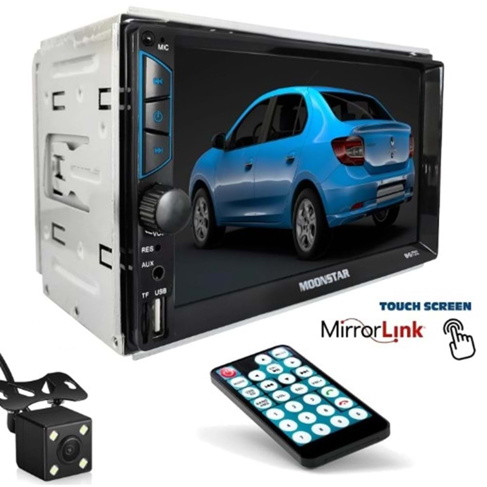 MOONSTAR BMS-7212 Double Teyp 7 İnç 4x45 Watt