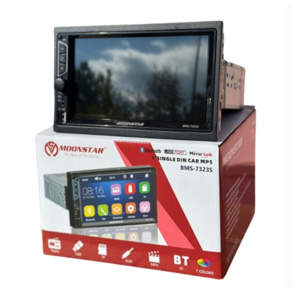 MOONSTAR BMS-7323S TOFAŞ UYUMLU Teyp 7 İnç 4X45W
