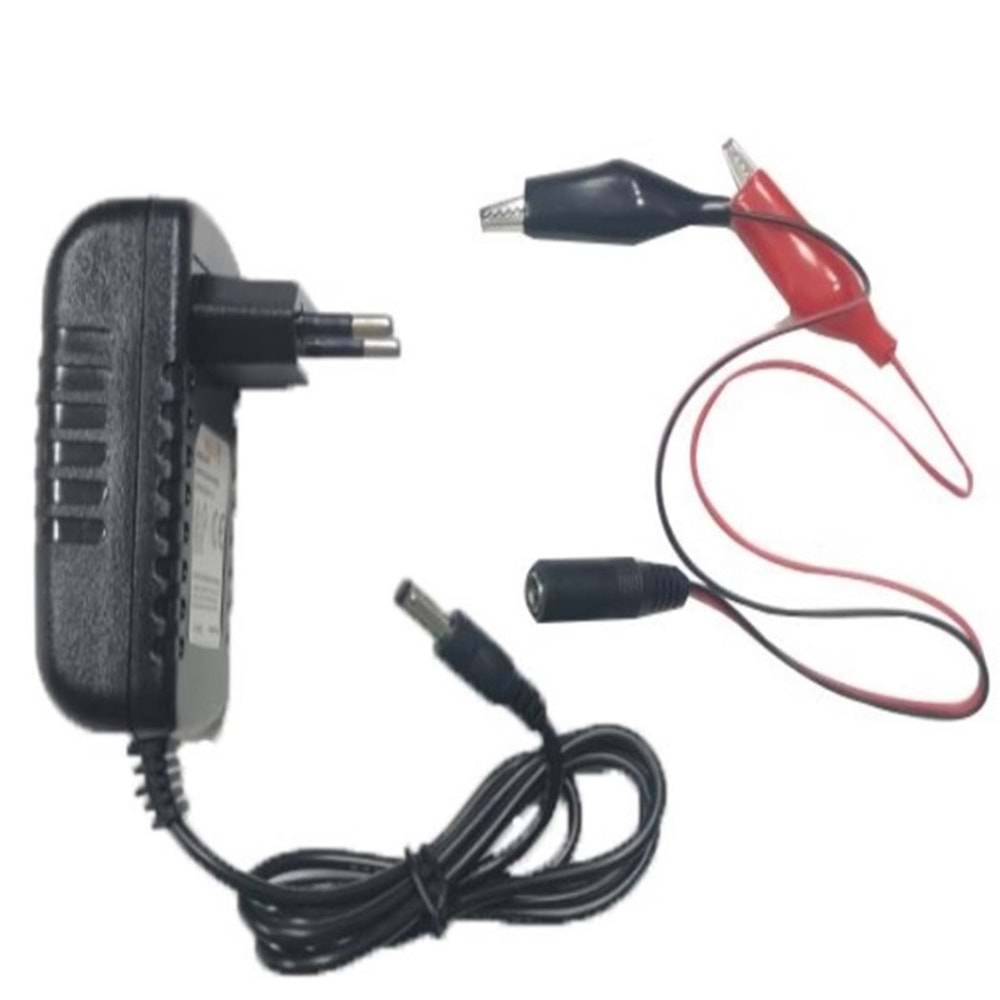 12 VOLT 1 AMPER AKILLI HIZLI AKÜ ŞARJ CİHAZI