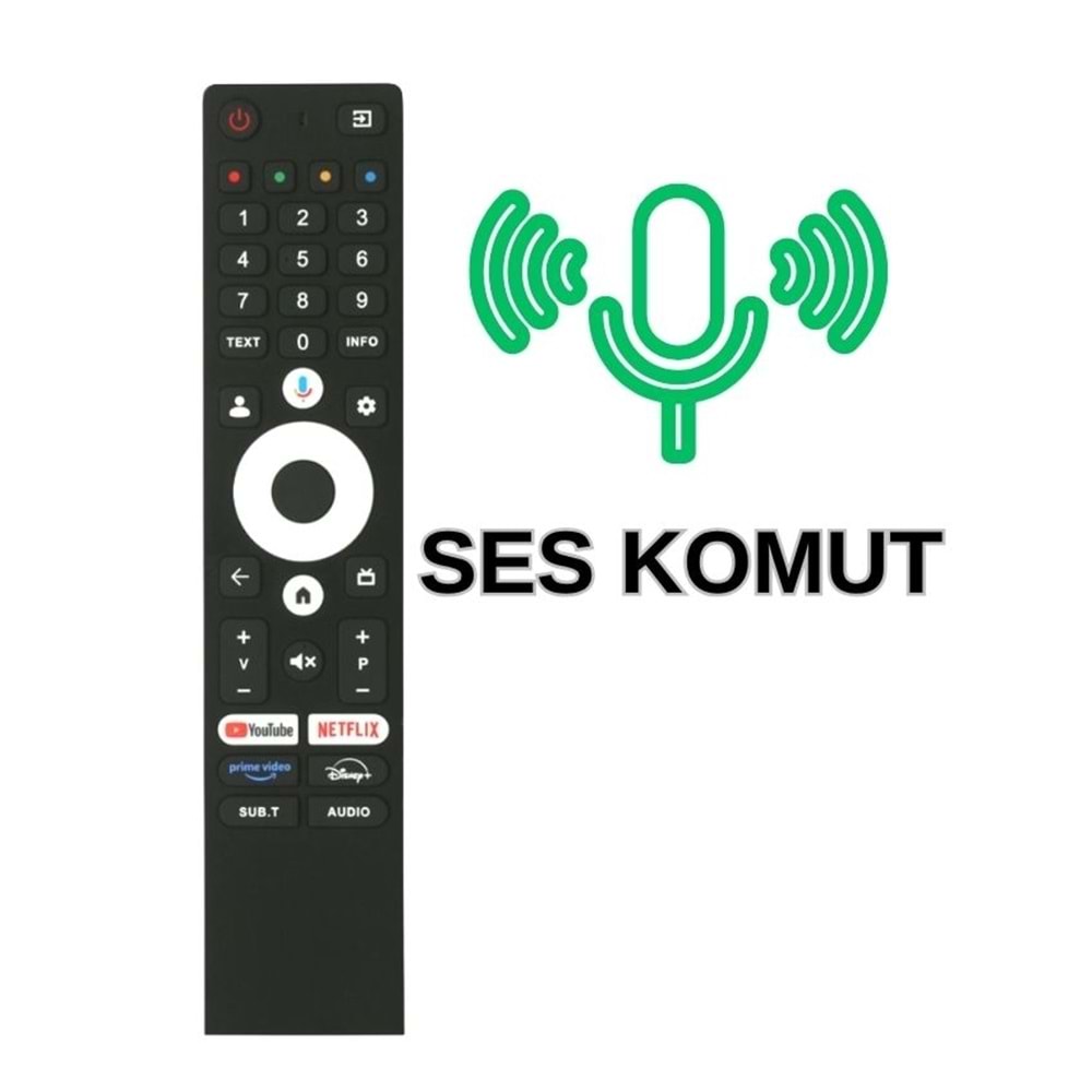 DREAMSTAR FOBEM ONVO STRONG PROFİLO SES KOMUTLU LED TV KUMANDA ORJİNAL