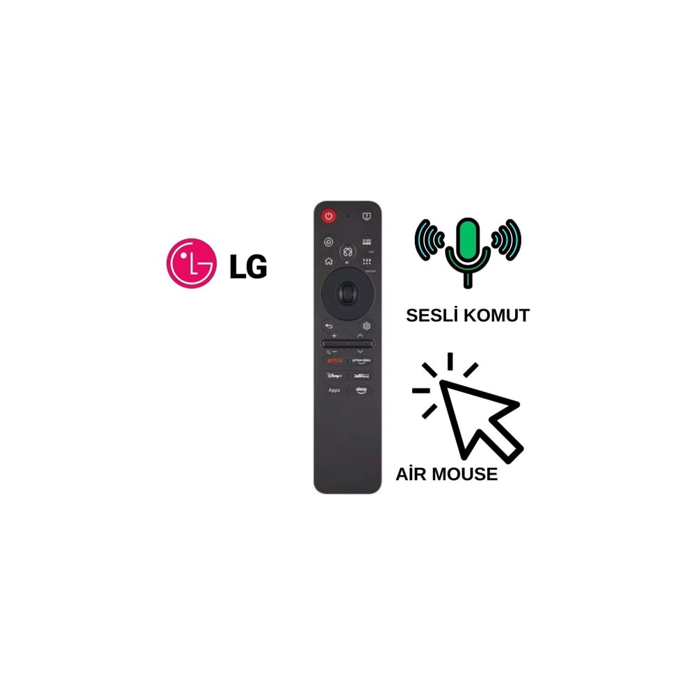 LG LED TV KUMANDA SES KOMUTLU AİR MOSE MR25GA (1026)