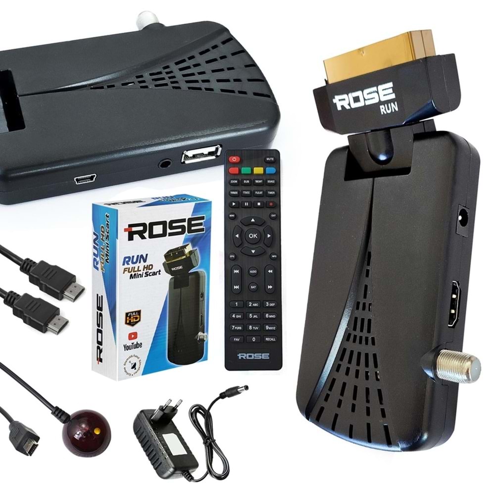 ROSE MİNİ SCART HD UYDU ALICI