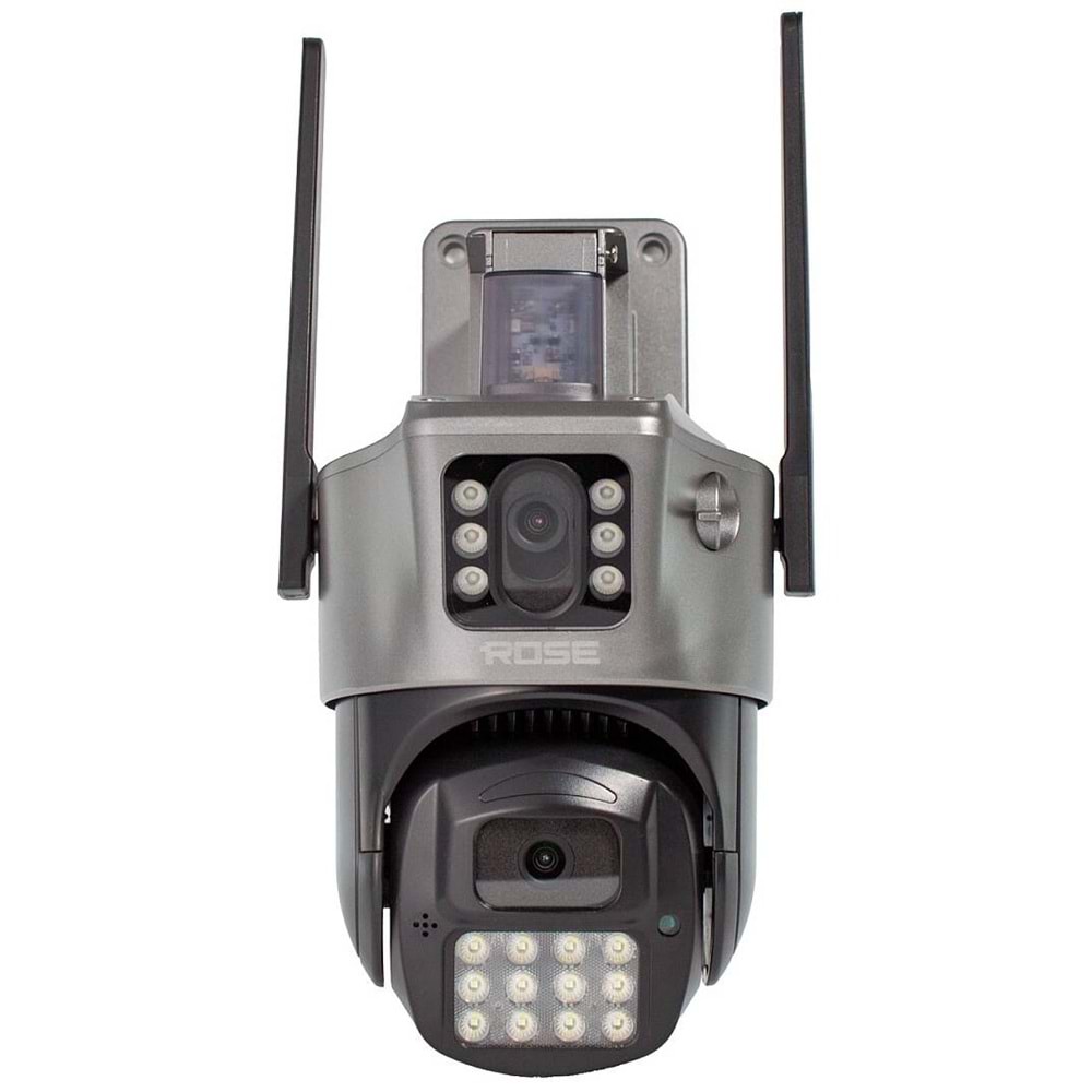 ROSE 3+3MP 2 KAMERALI WİFİ IP66 PTZ KAMERA