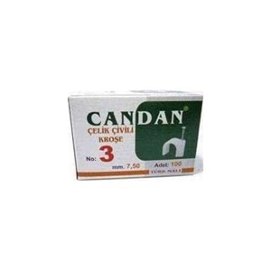 KROŞE ÇELİK ÇİVİLİ 3 NUMARA 100 LÜ PAKET