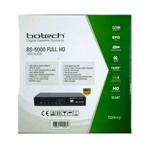 BOTECH BS-5000 KASALI HD/SCART UYDU ALICI