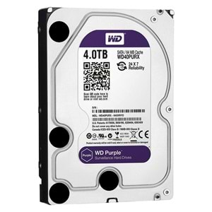 WESTERN DIGITAL PURPLE WD40PURX 4TB SATA 6GB/S 7/24 GÜVENLİK HARDDİSK RFB