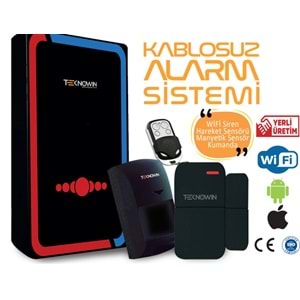 Teknowin no1 Kablosuz Alarm Sistemi