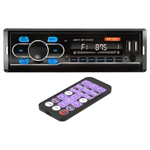 ÇİFT USB -SD-FM-AUX 5414-BLUETOOTH UK'LI MEKANİKSİZ OTO TEYP 4 X 55 WATT