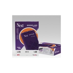 NEXT 2000 PLUS HD UYDU ALICISI