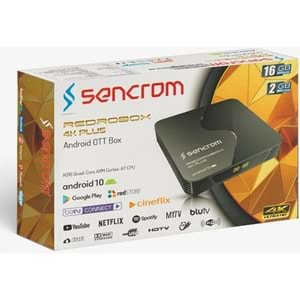 Sencrom Redro Box 4K Plus 16GB Android Tv Box