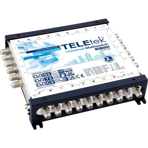 TELETEK 10/12 SONLU-KASKATLI HİBRİT UYDU SANTRAL