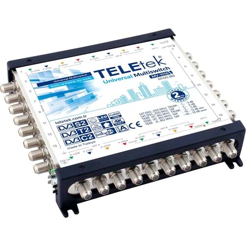 TELETEK 10/16 SONLU-KASKATLI HİBRİT UYDU SANTRAL