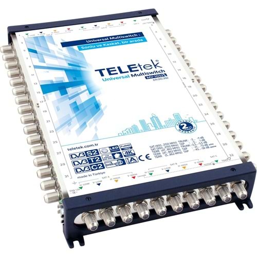 TELETEK 10/32 SONLU-KASKATLI HİBRİT UYDU SANTRAL