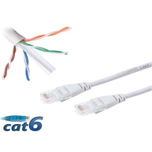 CAT6 KABLO 3 METRE HAZIR (GOLDEEX)