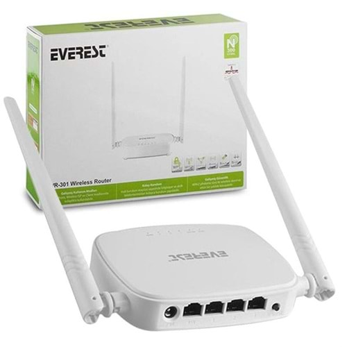 Everest EWR-301 300 Mbps Access Point Kablolu/Kablosuz Router