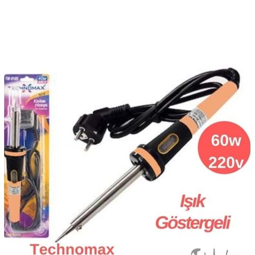 Technomax Tm-9105 Kalem Havya 60w Lehim Makinesi Işık Göstergeli