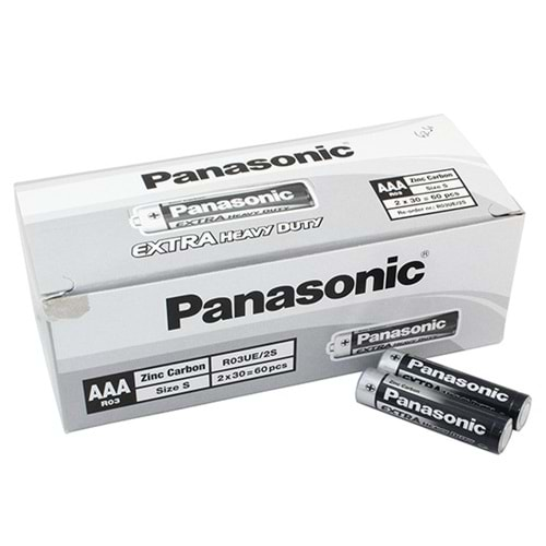 PANASONIC MANGANEZ AAA İNCE PİL (60'LI PAKET)