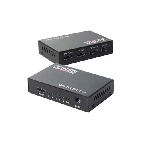 GOLDEEX GX-12080 HDMI SPLITTER 4 PORT DAĞITICI