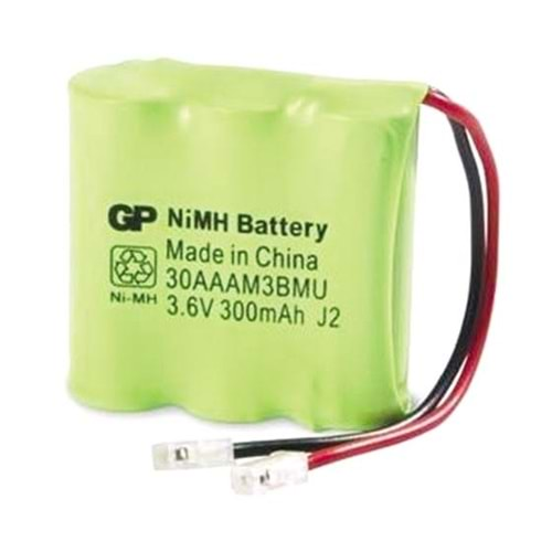 GP T314 3.6V/300MAH 3'LÜ İNCE 300 MA TELSİZ TELEFON PİLİ