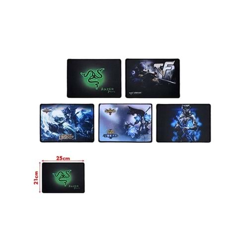 Platoon PL-2866 Karışık Desenli Oyuncu Mouse Pad 1 adet 25x21cm