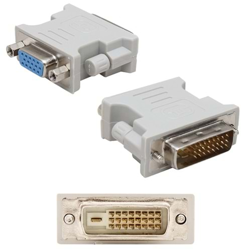 DVI TO VGA DÖNÜŞTÜRÜCÜ(DVI ERKEK VGA DİŞİ) DVI 24+1 (Goldeex)