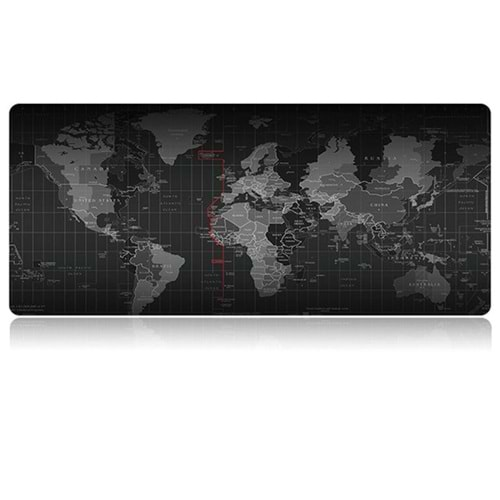 GOLDEEX DÜNYA DESENLİ 70*30 MOUSEPAD