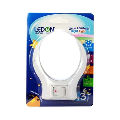 Goldeex Ledon LD-9010 Ledli Anahtarlı Gece Lambası